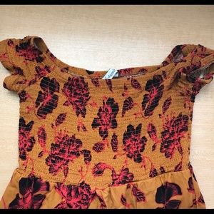 Off-The Shoulder Maxi-Dress W/ Shorts- Size L